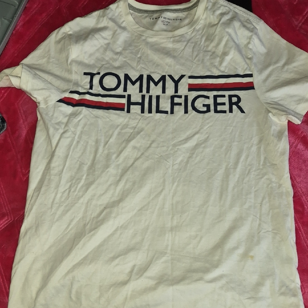 Tommy Hilfiger Off-White Logo Tee